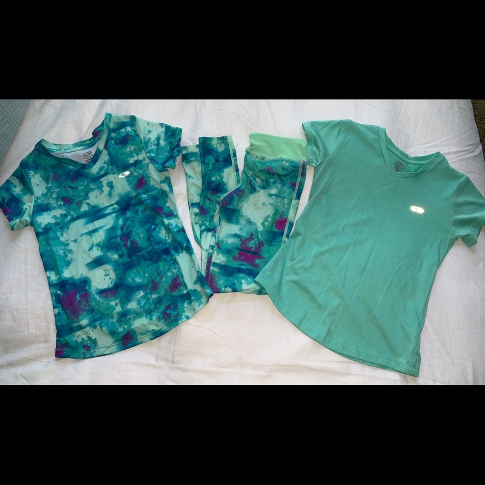 Bundle Girls Champion Athletic Shirts & Pants